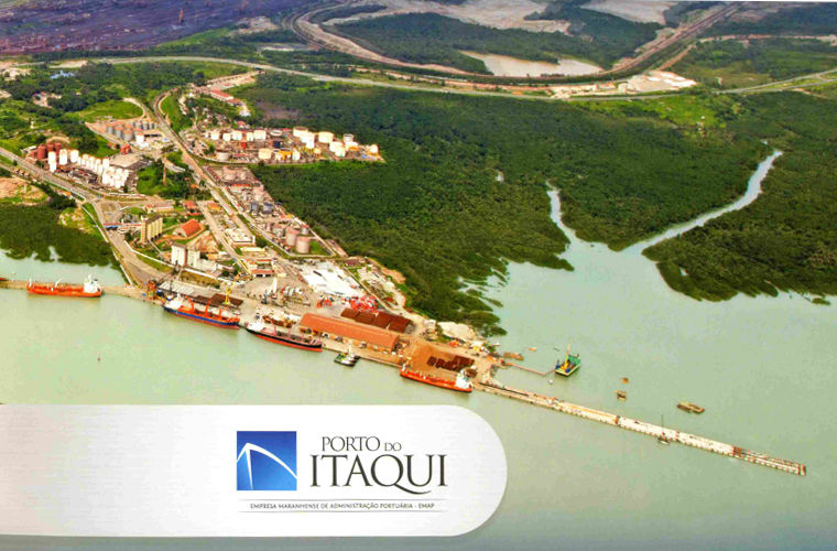Folder do Porto do Itaqui - São Luis - Maranhão